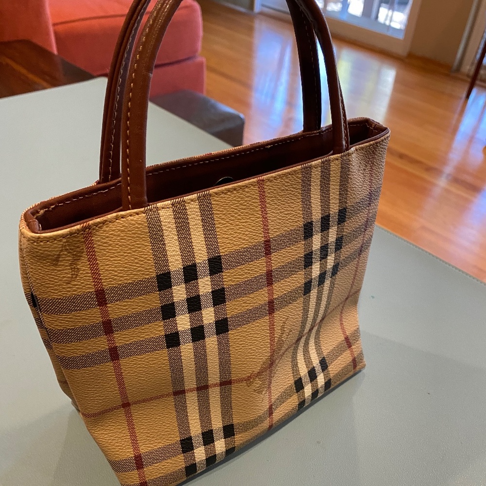 Authentic Burberry small tote